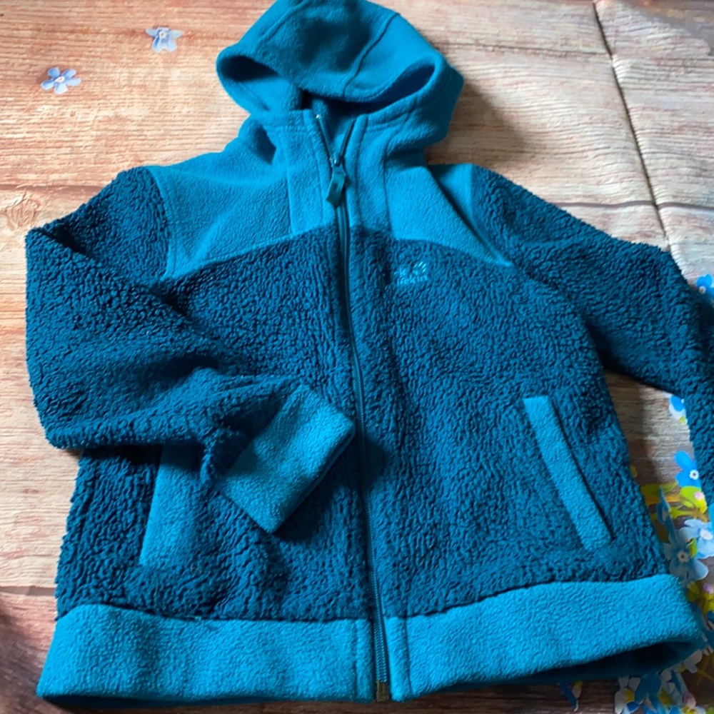 Jack wolf skin zipper fleece hoodie